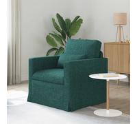 vidaXL Canapé Gris foncé 138 x 78 x 80 cm Mét¿¿