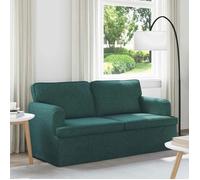 Canapé - VIDAXL - 140 cm - Vert foncé - Structure métallique - Tissu respirant modulable