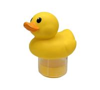 Canard flottant pour tablettes de chlore - Chlorinateur universel transparent à haute efficacité, support de tablettes de chlore pour , spa, hôtel, maison, extérieur