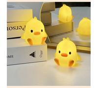 Canard veilleuse chambre décoration mignon dessin animé Animal veilleuse cadeaux de noël pour chambre d'enfants chevet lampe de couchage chicken