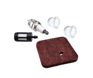 Cancanle Filtre à air filtre à carburant bougie d'allumage ampoule d'amorçage de carburateur pour Stihl FS38 FS45 FS46 FS55 HS45 FC55 KM55 Débroussailleuse Coupe-bordures