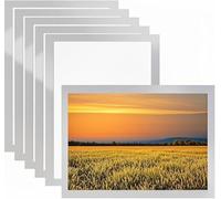 CANCYCC Lot de 6 cadres magnétiques A3 - 44,9 x 32,5 cm - Transparent - Cadre magnétique rabattable avec fermeture magnétique - Porte-photo pour cadre d'information