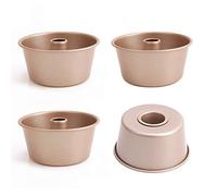 CANDeal 4x Moule à Savarin, Moule à Ciambella, Revêtement Antiadhésif, 10cm