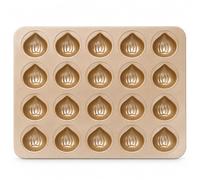 CANDeal Moules À Gâteau Aux Marrons Antiadhésifs À 20 Cavités | Plaque de cuisson antiadhésive en acier aluminisé pour muffin madeleine, grande taille, usage commercial