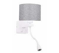 Candellux Polo applique murale 2x40 W blanc-gris 21-75383