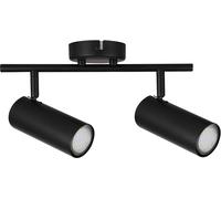 Candellux Colly plafonnier 2x15 W noir 92-01665