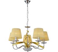 Candellux Diva lampe suspendue 5x40 W chrome-doré 35-55064