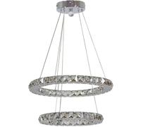 Candellux Lords lampe suspendue 2x24 W chrome 31-32515