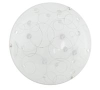 Candellux Plafonnier rond verre Astro - Blanc