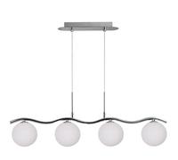 Candellux Ramon lampe suspendue 4x40 W blanc-chrome 34-01412