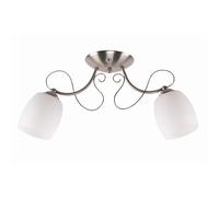 Candellux Amba plafonnier 2x40 W ambré-marron 32-78698
