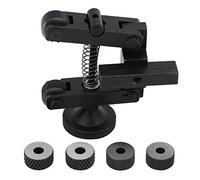 Candeon Candeon Outil De Moletage Linéaire, Double Molette Moletage Outil, 2cm/0.8inch Ressort Action Porte-Outil De Moletage Machine Tige Réglable Machine-Outil De Coupe De Tour Avec 4 Roues