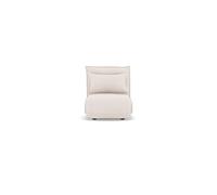 Candice - Banquette 1 place convertible clic-clac en velours côtelé - Beige