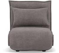 Bestmobilier Banquette clic-clac 1 place - Gris clair