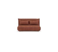 Bestmobilier Banquette clic-clac 2 places - Terracotta