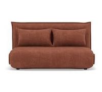 Bestmobilier Banquette clic-clac 2 places - Terracotta