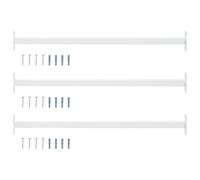 Canditree Barre de Sécurité Réglable de 71-120 cm, Sécurité de Fenêtre | Protection Anti-effraction, lot de 3, Blanc