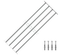 Canditree Grille de Défense Fenêtre Extensible, Anti Effraction | 100-150 cm x 60 cm, Barre de Sécurité pour Fenêtre, Grille Anti-cambriolage, Acier Galvanisé