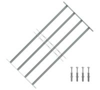 Canditree Grille de Défense Fenêtre Extensible, Anti Effraction | 70-105 cm x 60 cm, Barre de Sécurité pour Fenêtre, Grille Anti-cambriolage, Acier Galvanisé