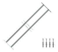 Canditree Grille de Défense Fenêtre Extensible, Anti Effraction | 70-105cm x 30 cm, Barre de Sécurité pour Fenêtre, Grille Anti-cambriolage, Acier Galvanisé
