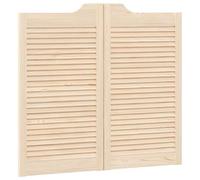Canditree Porte Battante Double en Bois de Pin Massif pour Saloon Escalier