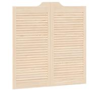 Canditree Porte Battante Double en Bois de Pin Massif pour Saloon Escalier