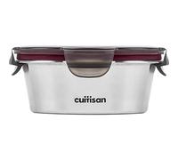Cuitisan Boite Alimentaire Ronde En Inox Compatible Au Micro-Ondes 300ml