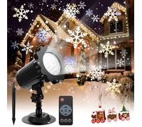 Candle Flocon de neige Projecteur de Noël LED IP65 Lumière de Projecteur Exterieur et Intérieur Décoration,Noël, Mariage