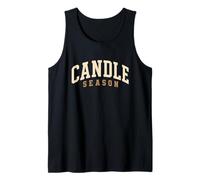Candle Season Cozy Esthétique Automne Varsity Graphic Débardeur