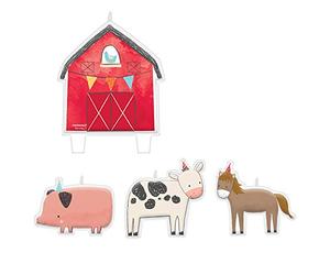 CANDLE SET BARNYARD BDAY
