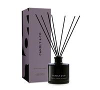 Candly & Co N° 8 Fleur de Lotus Blanc/Bâtonnets de Parfum Luxueux/Flacon en Verre Fumé/8 Bâtonnets/200 ML/Fleur de Lotus, Raisin, Groseille, Musc, Feuilles Vertes/Fabriqué à la Main dans l'UE