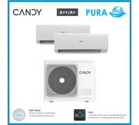 CANDY Pura Double Climatiseur Dual CY2T14AOUT 9 + 9 BTU Inverter R32 WiFi