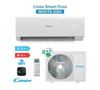 Candy Pura Kit CY12RA Climatiseur 12000BTU 3,5KW WiFi Inverter R32 19dBA