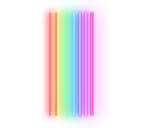 Candyshock LED Décorative Arc-en-ciel - Néon LED sur Plexi, USB-A, Fixation Murale Incluse -Multi