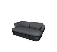 Cane-line Canapé Basket 2 places Graphite grey. coussins gris