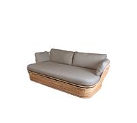 Cane-line Canapé Basket 2 places Natural. coussins taupe