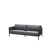 Cane-line Canapé Encore 3 places Cane-Line Airtouch bordeaux/Dark grey