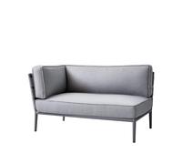 Cane-line Canapé modulaire Conic Cane-Line airtouch Light grey-droite-in oussins