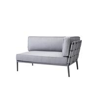 Cane-line Canapé modulaire Conic Light grey-gauche-in oussins