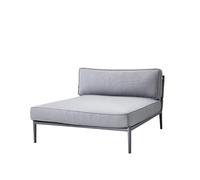 Cane-line Canapé modulaire Conic Lit de jour light grey. in oussins