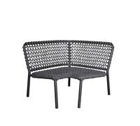 Cane-line Canapé modulaire Ocean Dark grey. angle