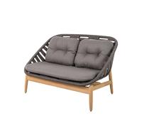 Cane-line Canapé Strington 2 places. teak Cane-Line AirTouch grey