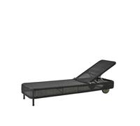 Cane-line Chaise longue Presley weave Black