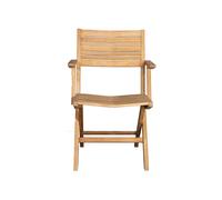 Cane-line Chaise pliante Flip Teck. avec accoudoirs