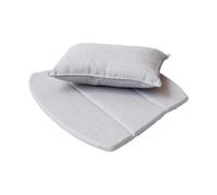 Cane-line Coussins Breeze pour fauteuil lounge Cane-line Natté light grey
