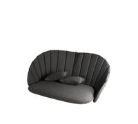 Cane-line Coussins pour canapé Peacock 2 places Focus dark grey