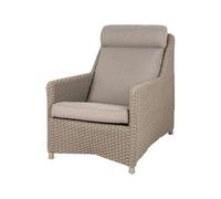 Cane-line Fauteuil Diamond highback soft rope Cane-Line Natté taupe
