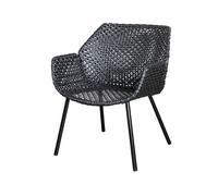 Cane-line Fauteuil lounge Vibe Black/anthracite