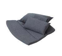 Cane-line Lot de coussins pour fauteuil à haut dossier Breeze, Designer Christina Strand, Nils Hvass, 62/32/39x3/18/26x55/4/11 cm