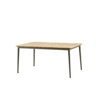 Cane-line Table à manger Core teak 160x100x74 cm Pied taupe